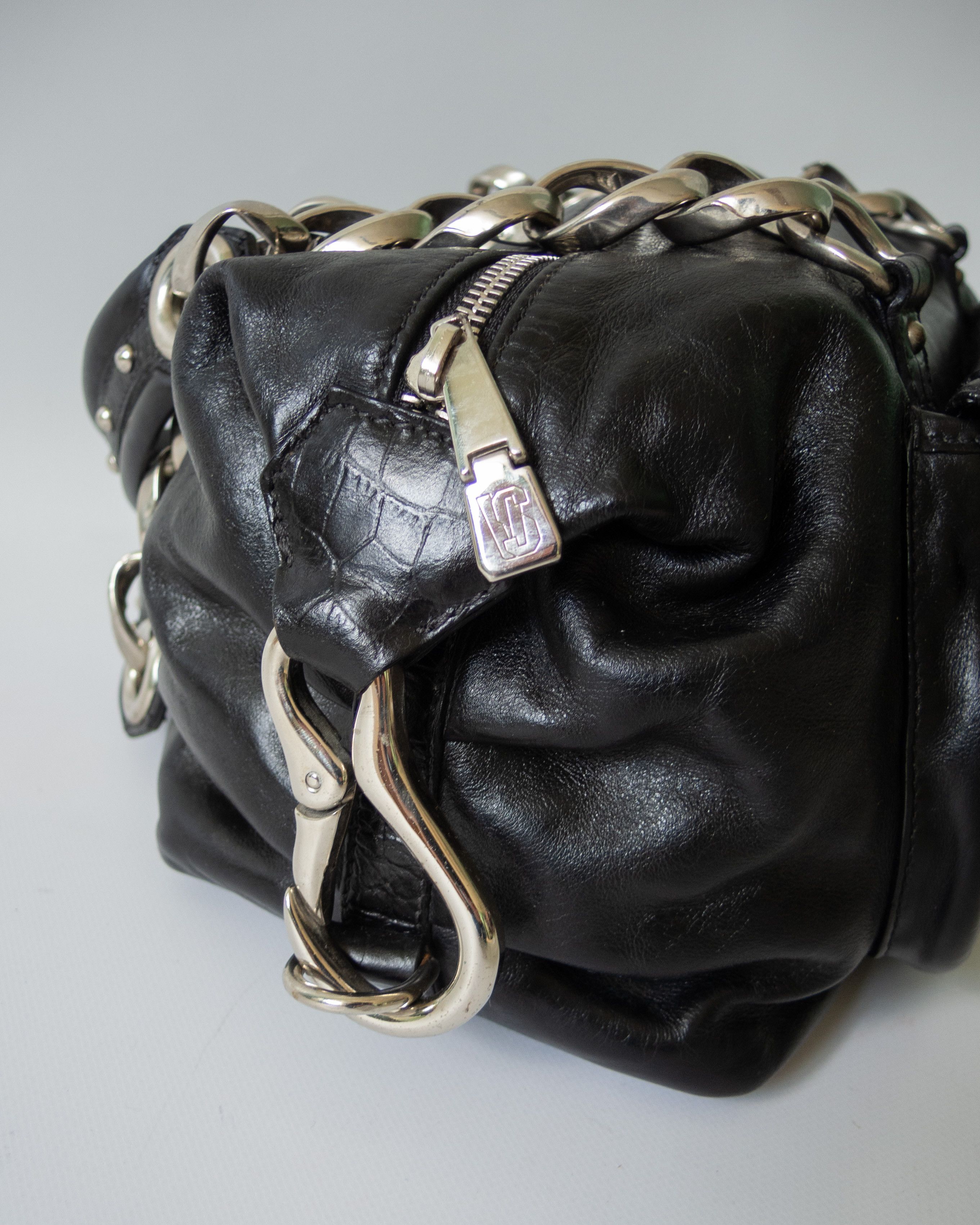Versace Vintage Versus croco details handbag Size ONE SIZE - 10 Thumbnail