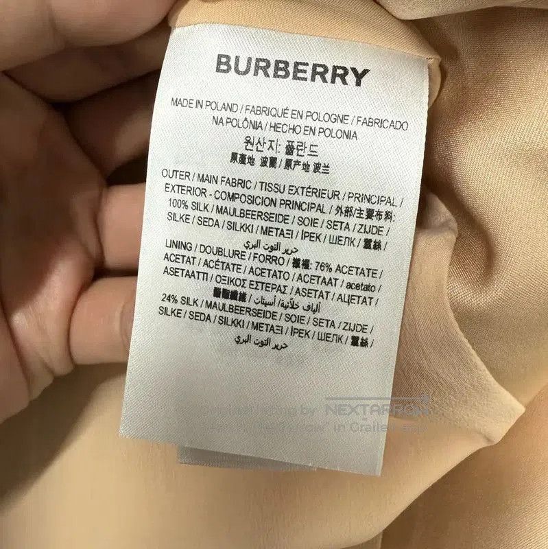 Burberry Burberry Spring Autumn Beige Silk Women's Trench Coat. Size S / US 4 / IT 40 - 5 Thumbnail