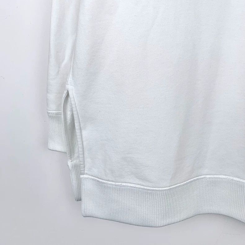 Fendi FENDI Logo Embroidered Sequin Heart Round Neck White Cotto Size M / US 6-8 / IT 42-44 - 4 Thumbnail