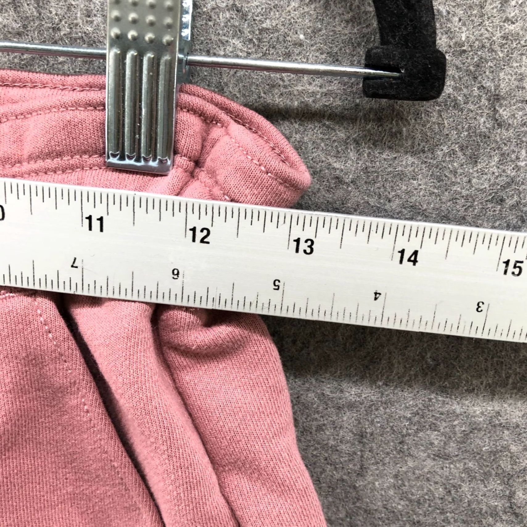 Abercrombie & Fitch Abercrombie & Fitch Pink Sweat Shorts Womens S High Rise Drawstring Casual Summer Fleece Size 28" / US 6 / IT 42 - 5 Thumbnail