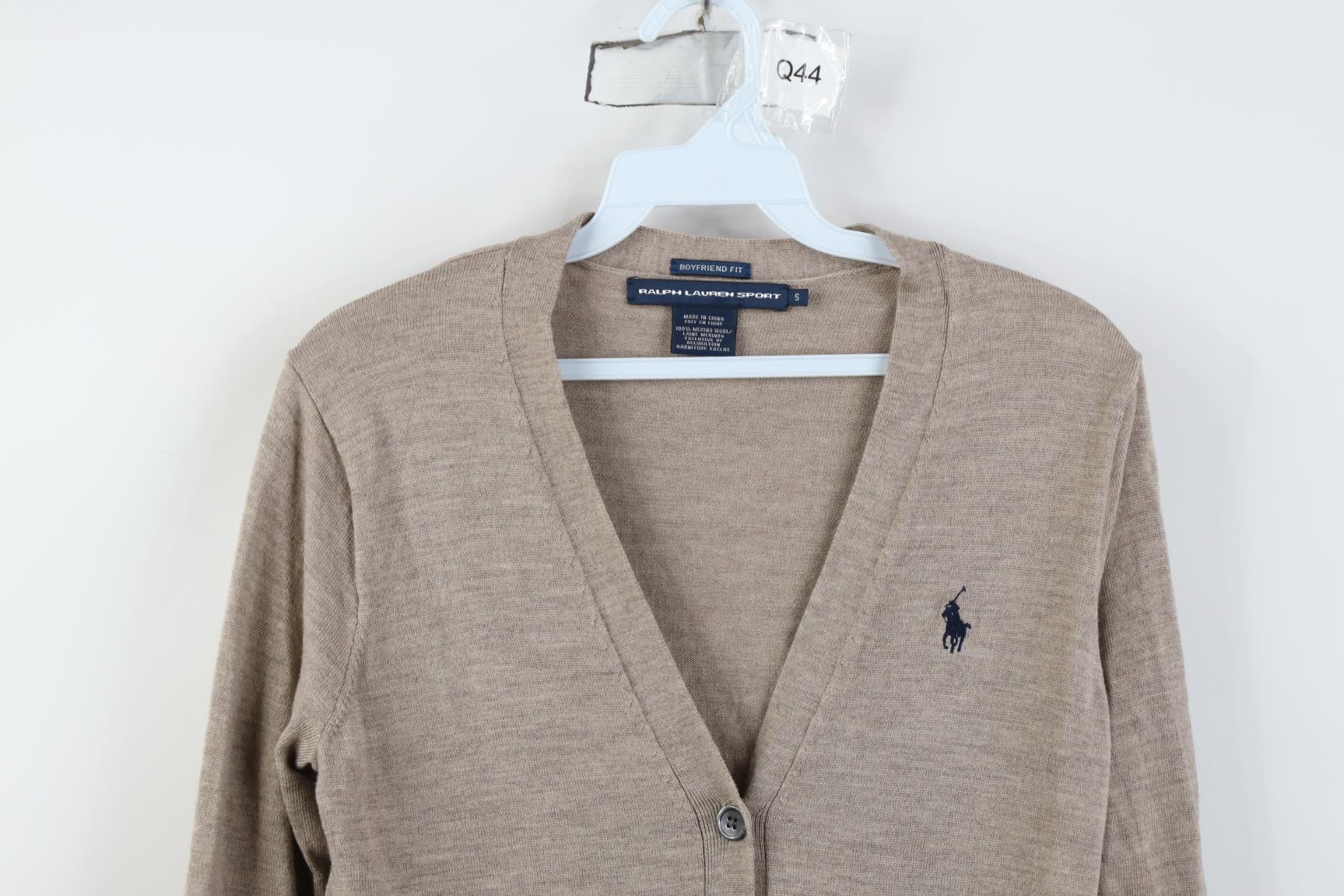 Polo Ralph Lauren Vintage 90s Ralph Lauren Merino Wool Knit Cardigan Sweater Size S / US 4 / IT 40 - 2 Thumbnail