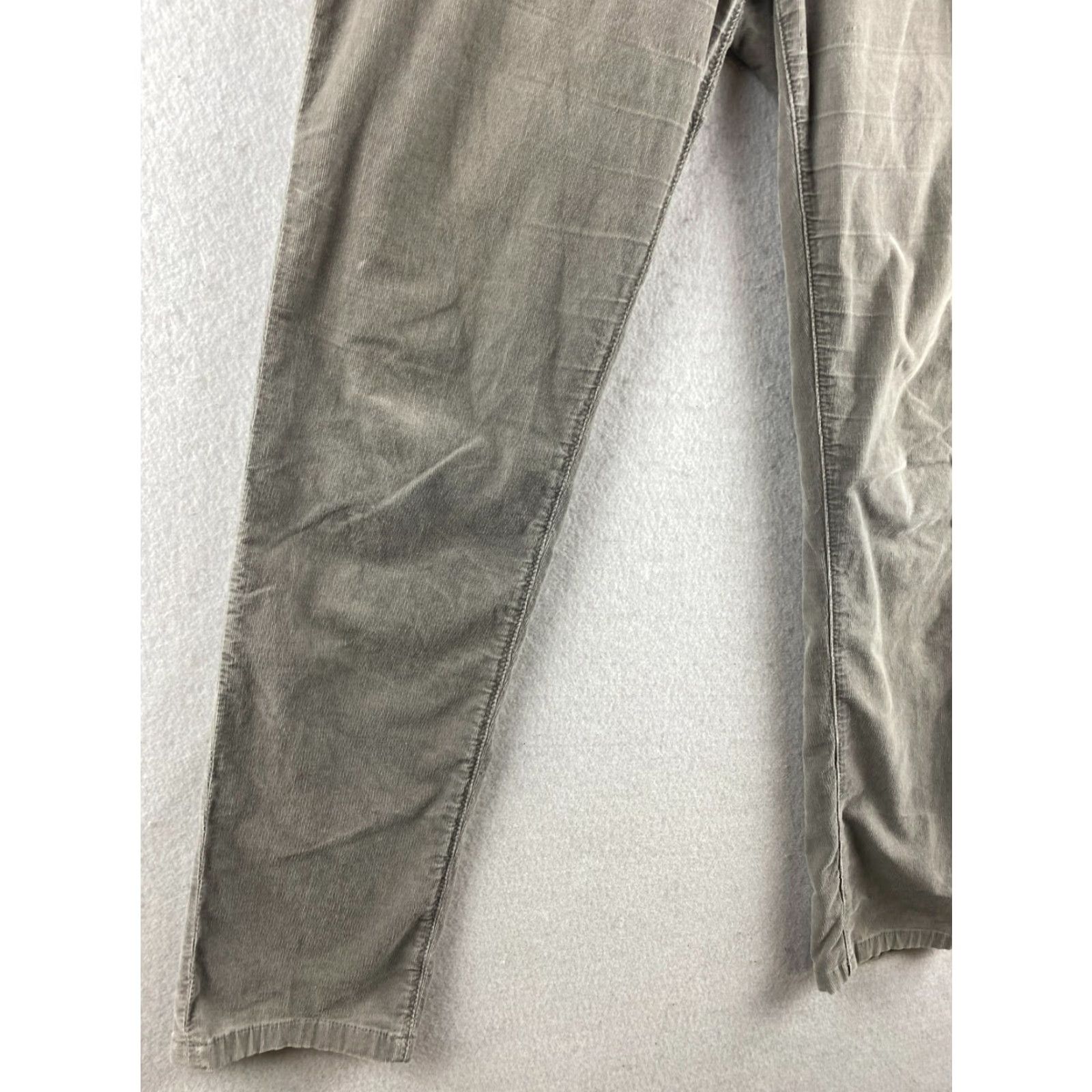Vintage AG Adriano Goldschmeid Pants Womens 31 Gray Corduroy The Legging Super Skinny Size 24" / US 00 / IT 34 - 4 Thumbnail