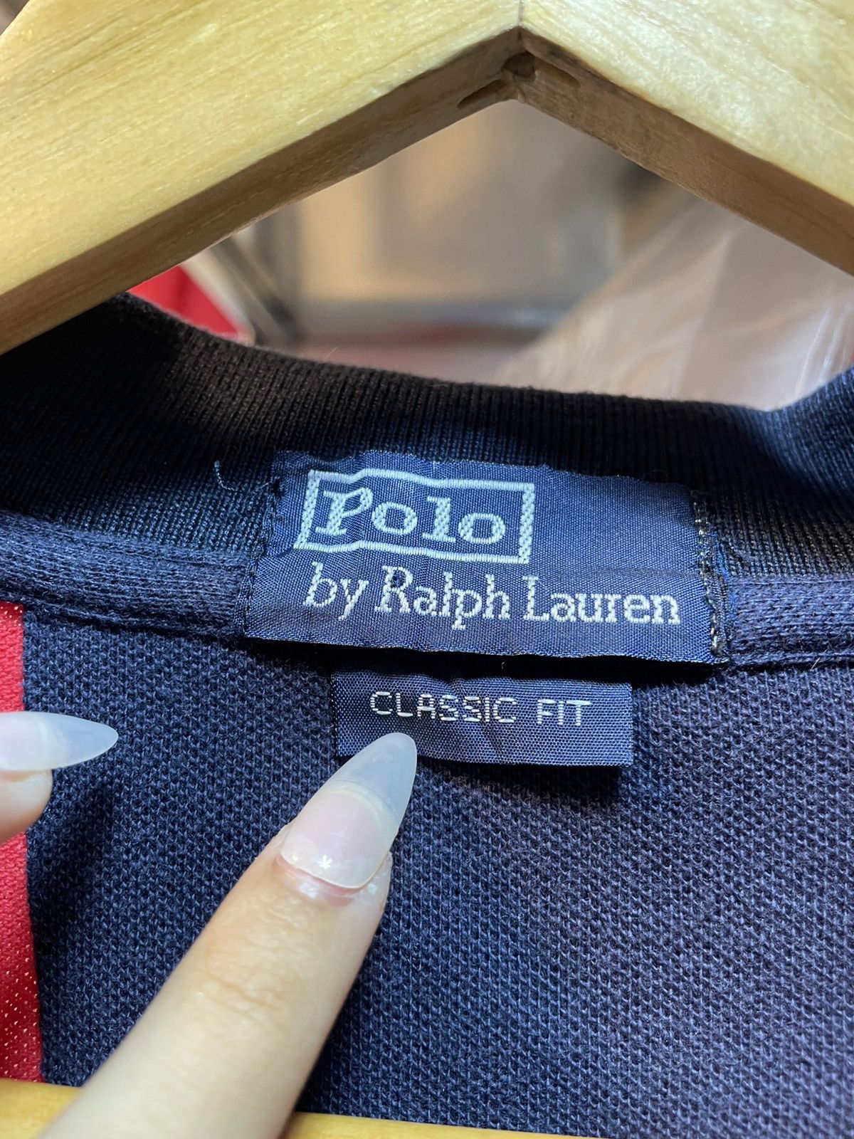 Polo Ralph Lauren Vintage Polo Ralph Lauren Long Sleeves Polo Shirt Size US L / EU 52-54 / 3 - 3 Thumbnail