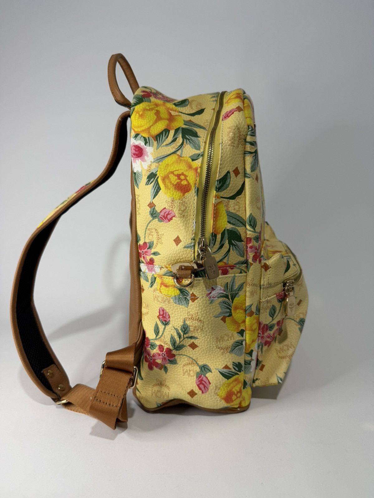 MCM MCM Floral Print Backpack – Limited (MCM x Phenomenon) Size ONE SIZE - 3 Thumbnail