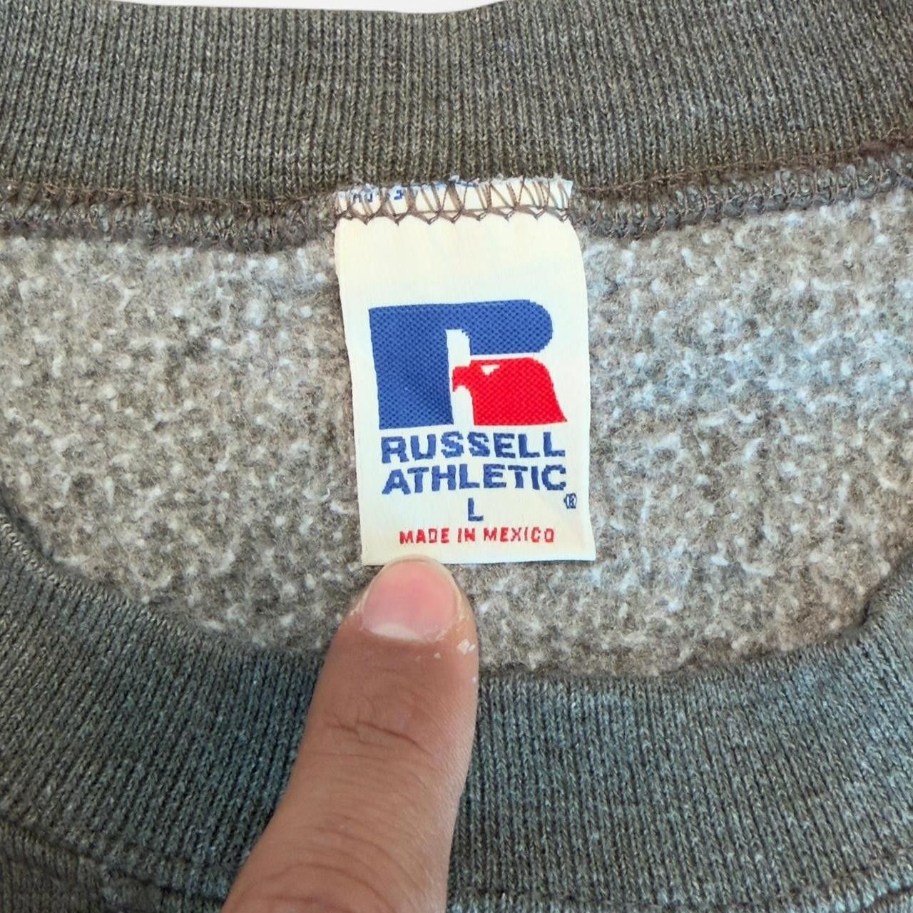 Russell Athletic Russell Athletic Men's grey green Sweatshirts Size US L / EU 52-54 / 3 - 3 Thumbnail