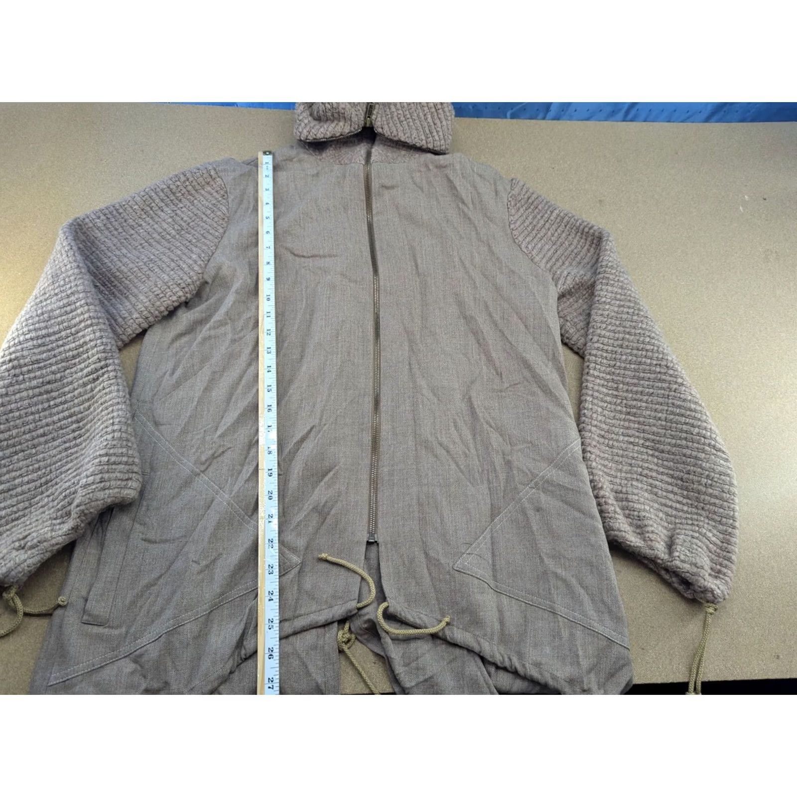 Vintage CANNISSE Jacket Hooded Womens Beige Mastic Size 40 Ladies LIVECHE Size S / US 4 / IT 40 - 3 Thumbnail