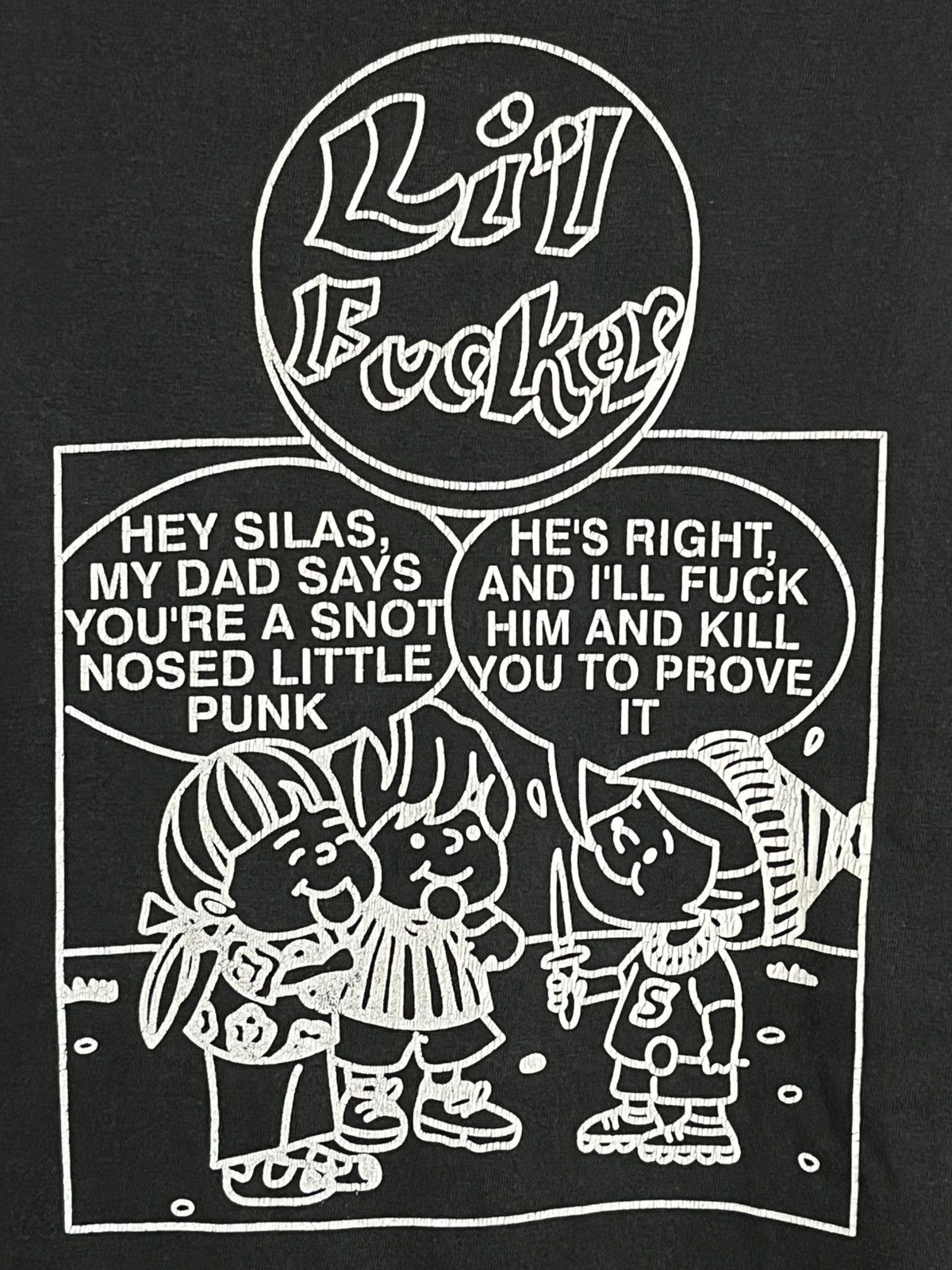 Silas Rare🔥Vintage SILAS lil fuxker tee shirt Size US L / EU 52-54 / 3 - 4 Thumbnail