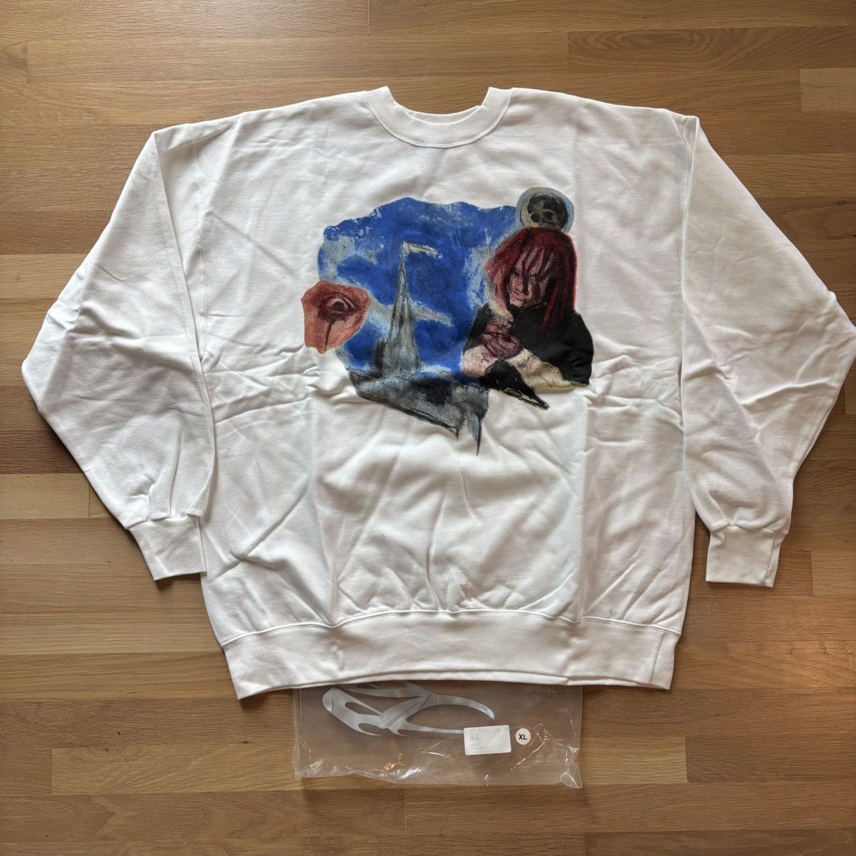 Revenge Revenge Crayon Trippie Redd Crewneck Sweatshirt Size US XL / EU 56 / 4 - 3 Thumbnail
