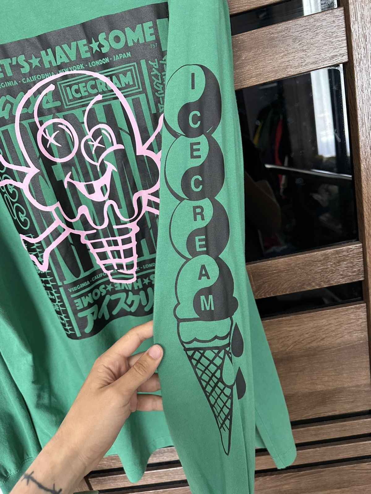 Icecream Icecream Billionaire Boys Club BBC Long Sleeve T-Shirt Size US XXL / EU 58 / 5 - 10 Thumbnail