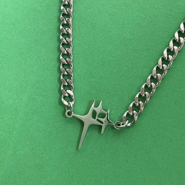 Designer × Jewelry Titanium Steel Star Pendant Necklace for Men Women Size ONE SIZE - 2 Thumbnail