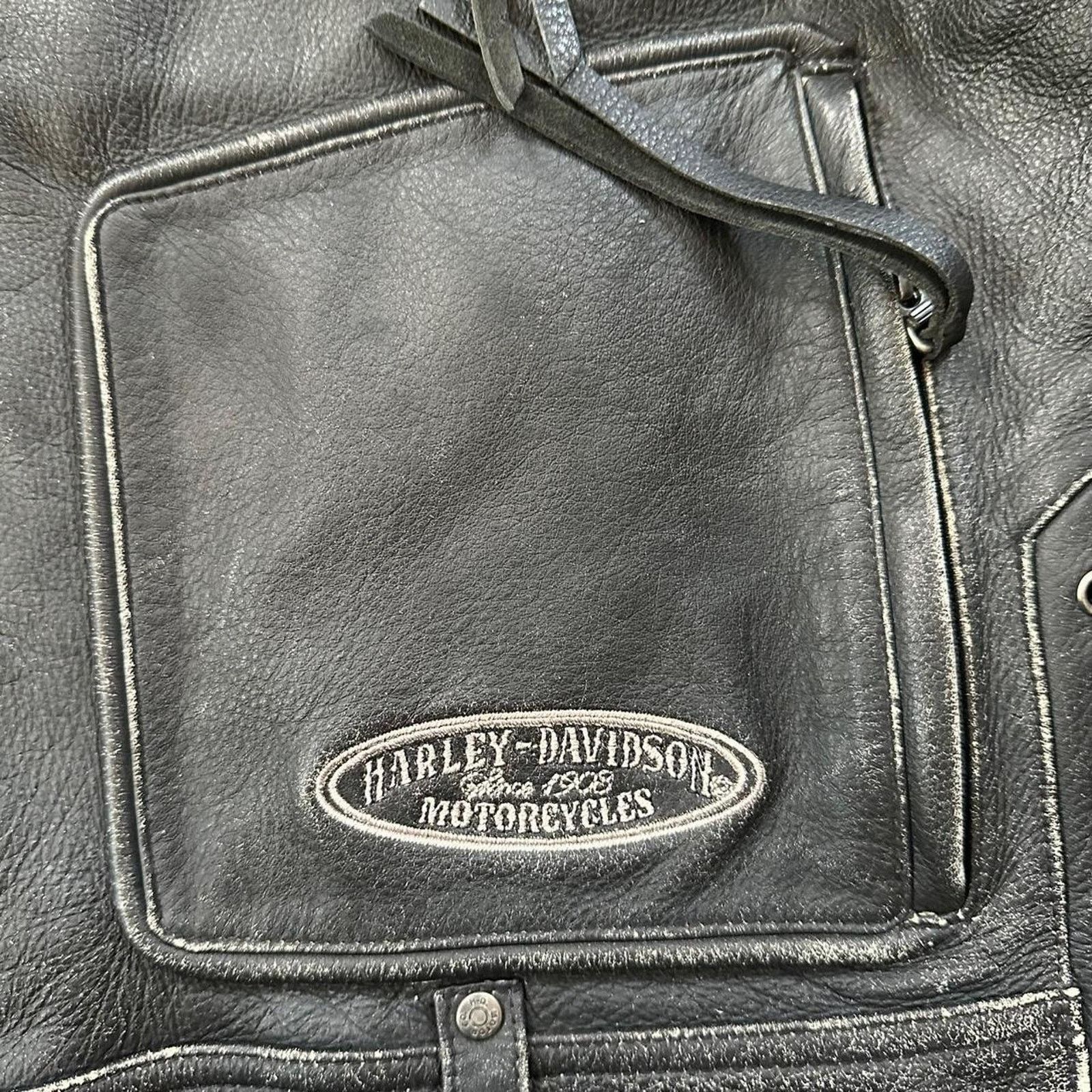 Harley Davidson RARE Harley Davidson Legendary Skull Motorcycle Jacket XL Size US XL / EU 56 / 4 - 6 Thumbnail