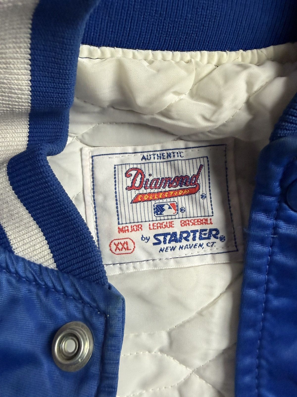 Starter Extremely Rare 90s LA Dodgers Bomber Jacket By Starter XXL Size US XXL / EU 58 / 5 - 2 Thumbnail