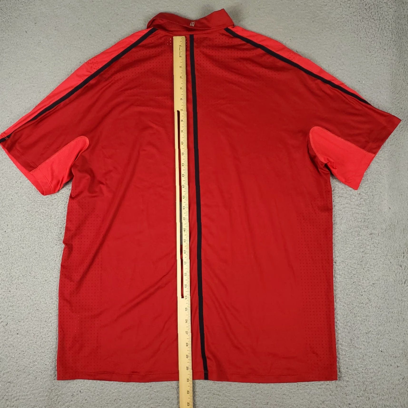 Nike Nike Golf Polo Shirt Mens XL Red Short Sleeve Polo Size US XL / EU 56 / 4 - 3 Thumbnail