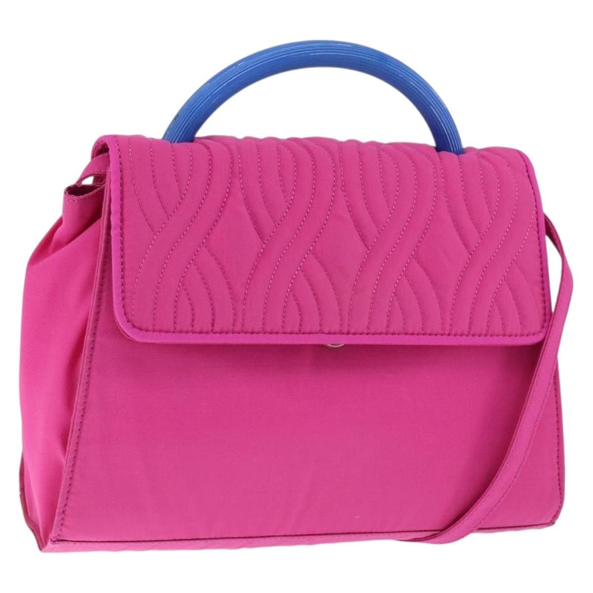 Fendi Fendi Top Handle Flap Bag Nylon Size ONE SIZE - 1 Thumbnail