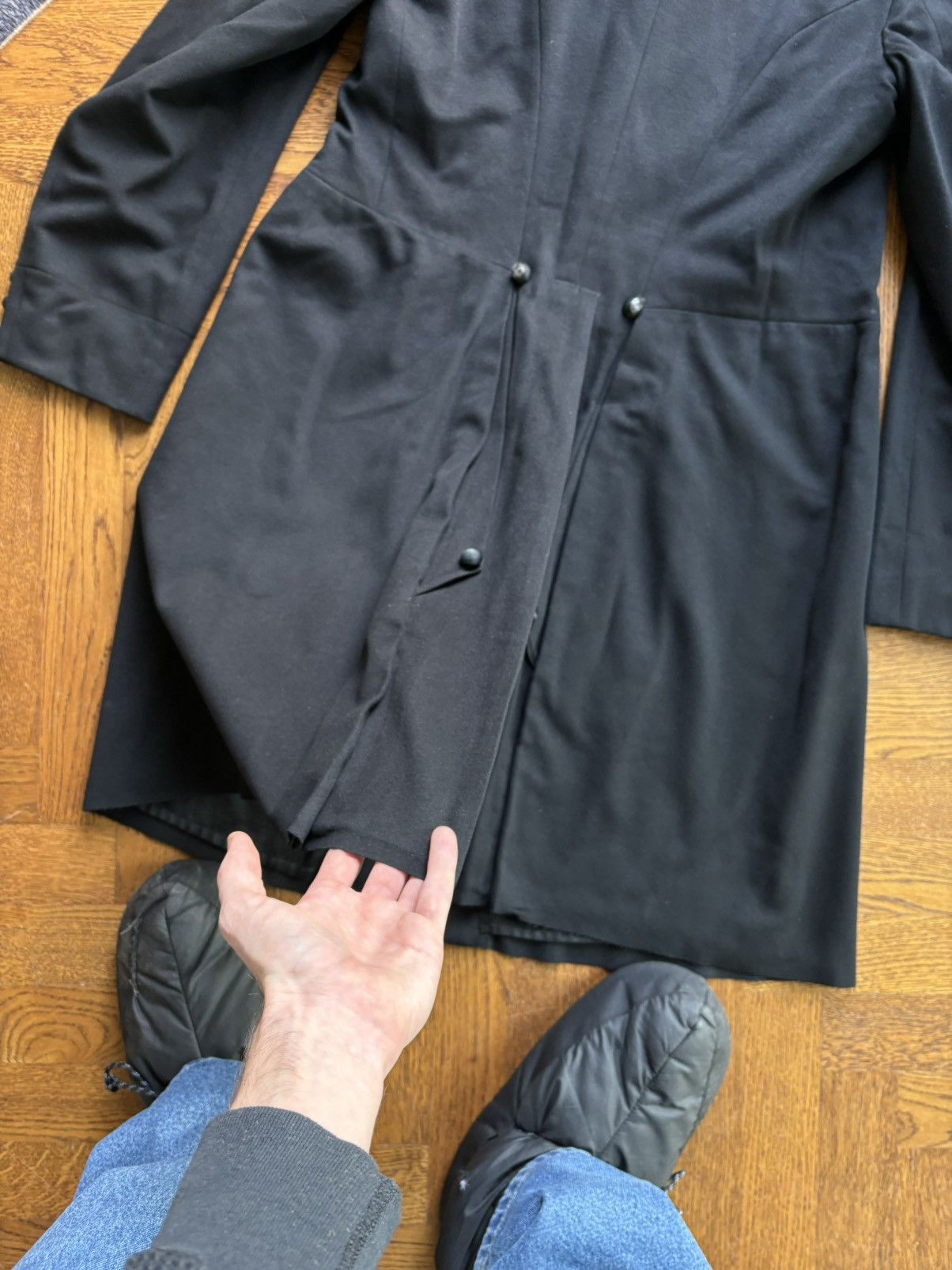 Vintage × Woolrich Woolen Mills 1920s Wool Frock Coat True Vintage Wool Peacoat Robe USA 30s Size US M / EU 48-50 / 2 - 17 Thumbnail