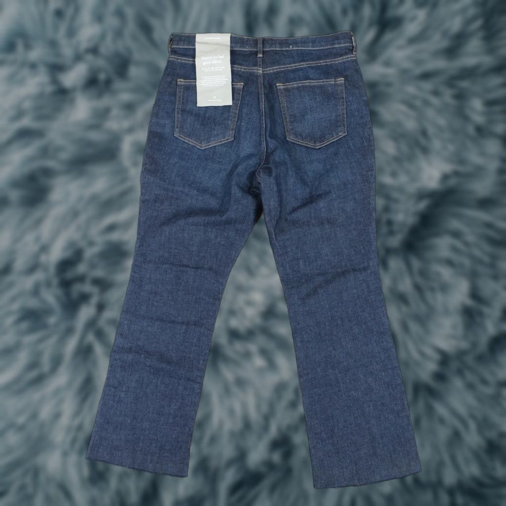 Everlane Everlane Denim Jeans Women's 32R Blue High-Rise Kick Crop Pants NWT Size 24" / US 00 / IT 34 - 1 Thumbnail