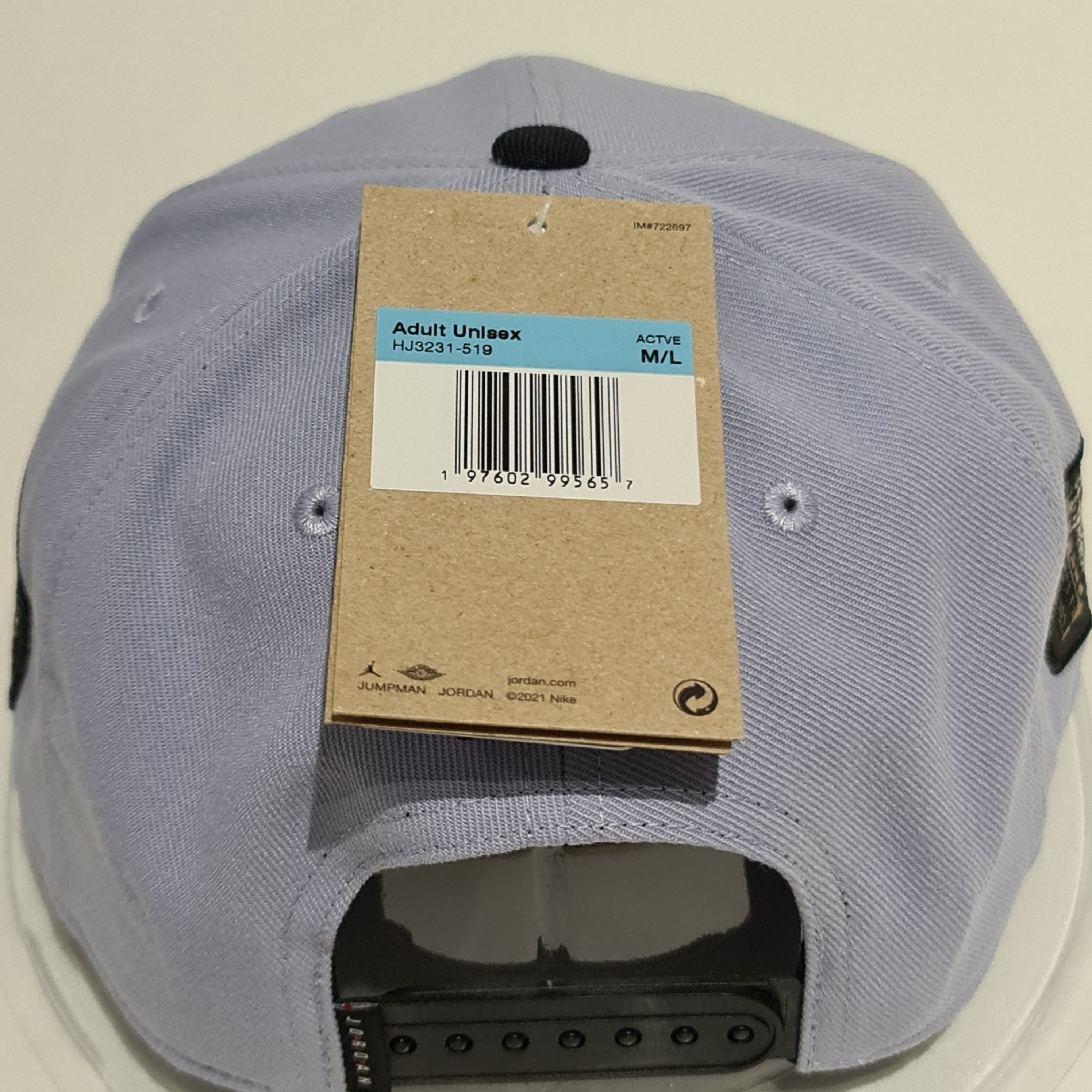 Jordan Brand Jordan Cap Snapback 'Flight MVP Champ Rings' Indigo/Black Size ONE SIZE - 9 Thumbnail