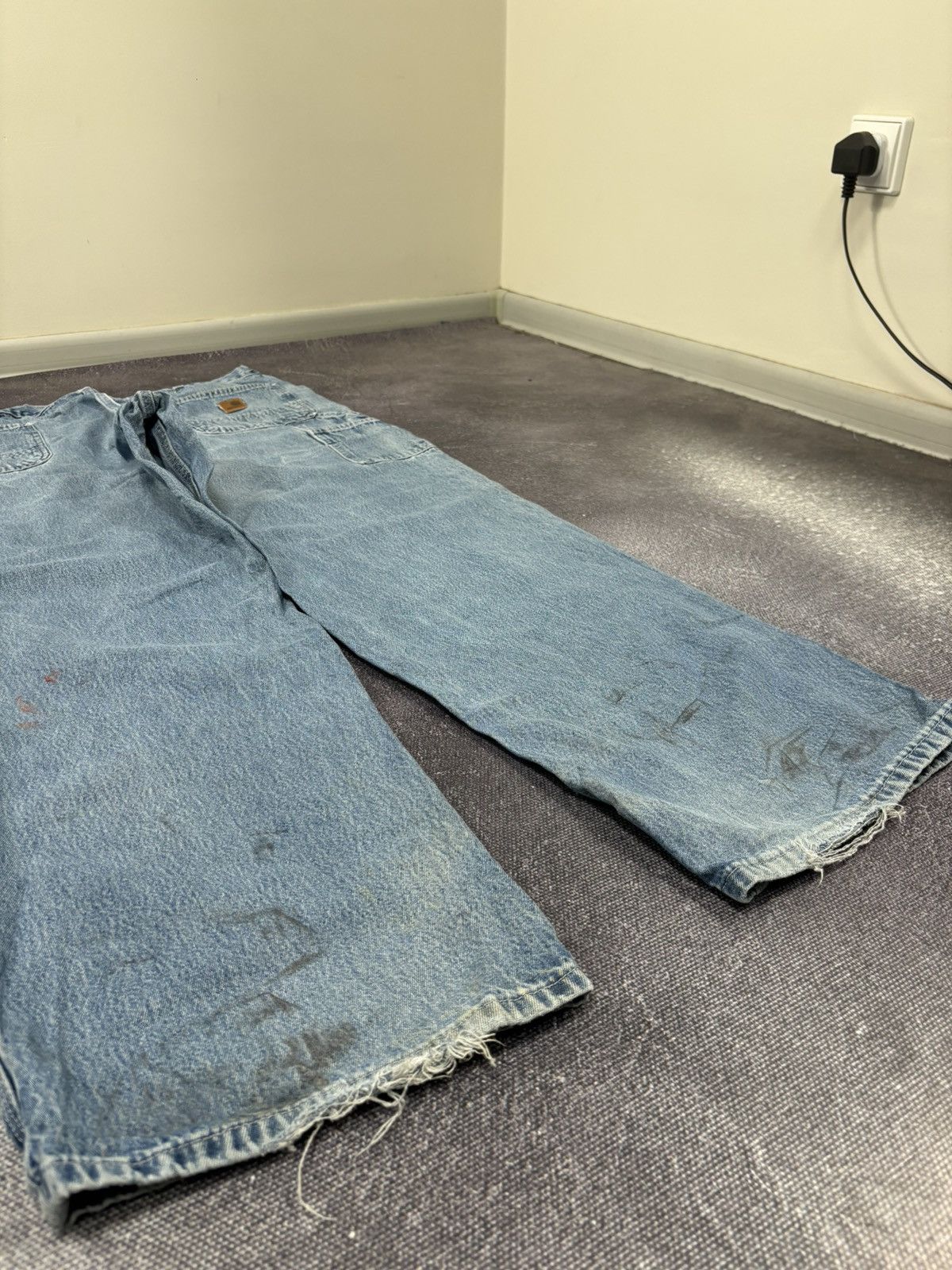 Carhartt Vintage Carhartt Denim Dungaree Fit Faded Hype Baggy Jeans Size US 42 / EU 58 - 5 Thumbnail