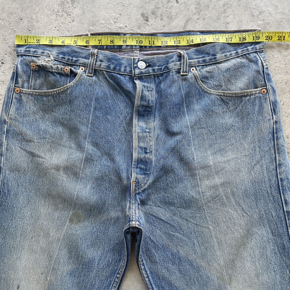 Levi's 90s Vintage Levi’s 501 Mudwash Jeans Faded Pants Denim W39 Size US 39 - 6 Thumbnail