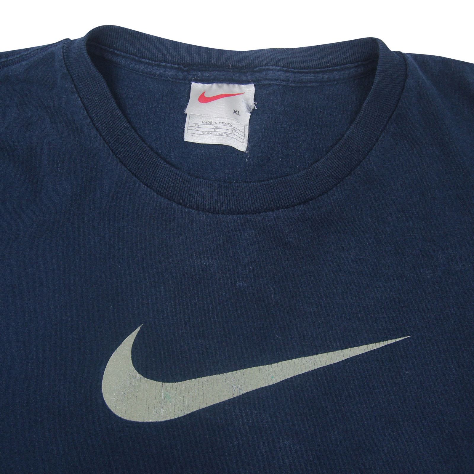 Nike × Vintage Vintage Nike Swoosh Graphic T Shirt Size US XL / EU 56 / 4 - 3 Thumbnail
