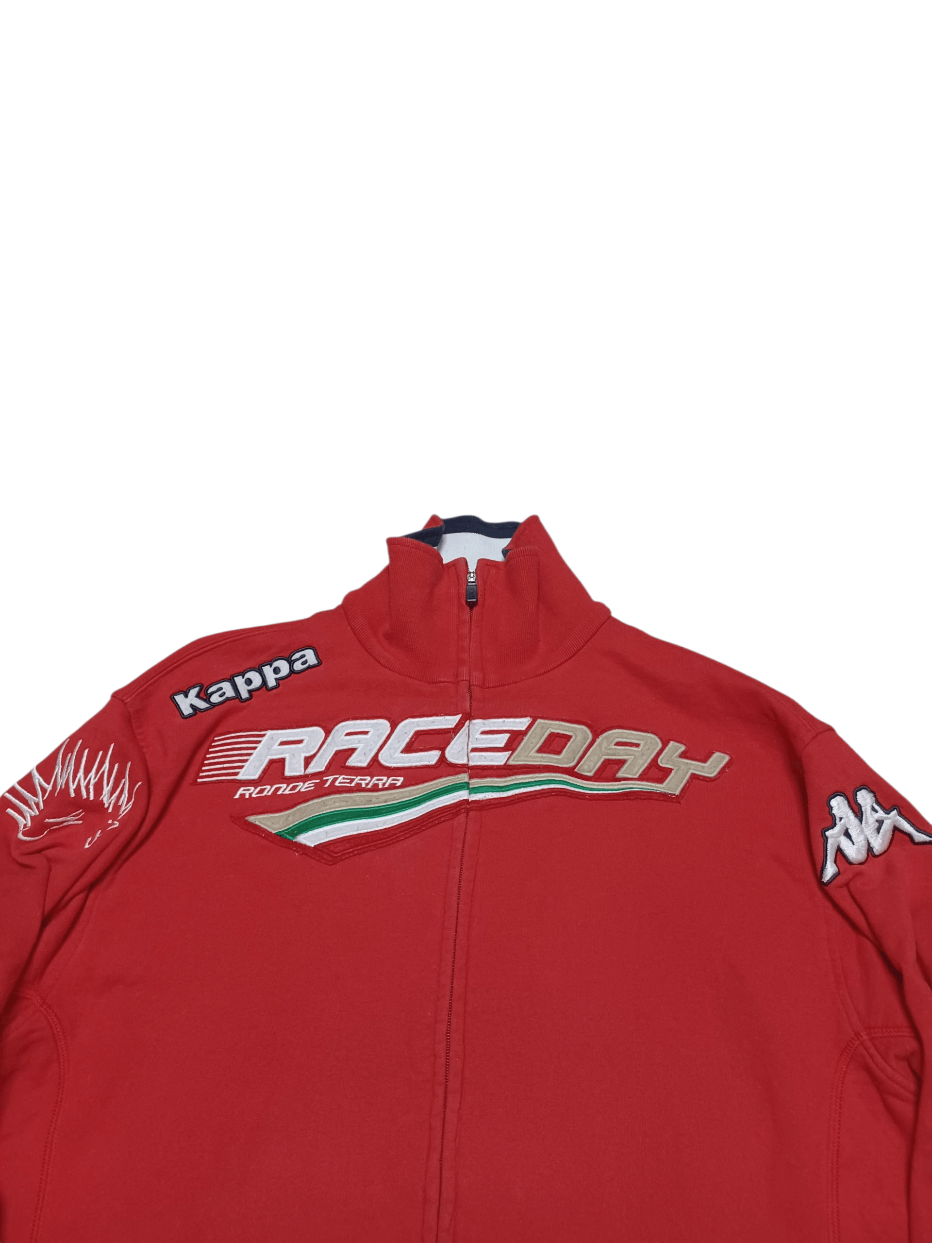 Kappa KAPPA RACEDAY ITALIA ITALY RACING VINTAGE 1/3 ZIP SWEATSHIRT Size US L / EU 52-54 / 3 - 2 Thumbnail