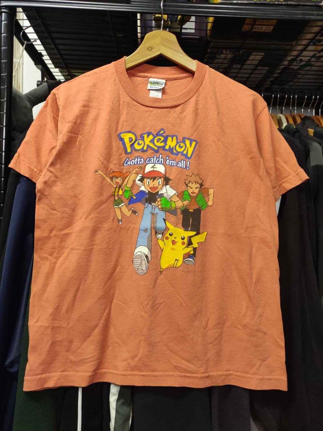 Pokemon Vtg 90's Pokemon " Gotta catch ‘em all " Nintendo T-Shirt Size US M / EU 48-50 / 2 - 2 Thumbnail