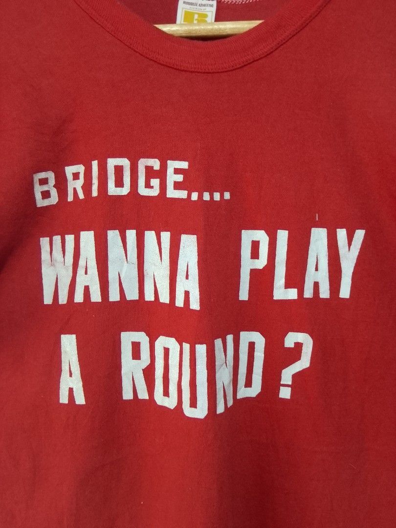 Vintage Vintage 90s Russell Athletic Poem Tee Size US M / EU 48-50 / 2 - 3 Thumbnail