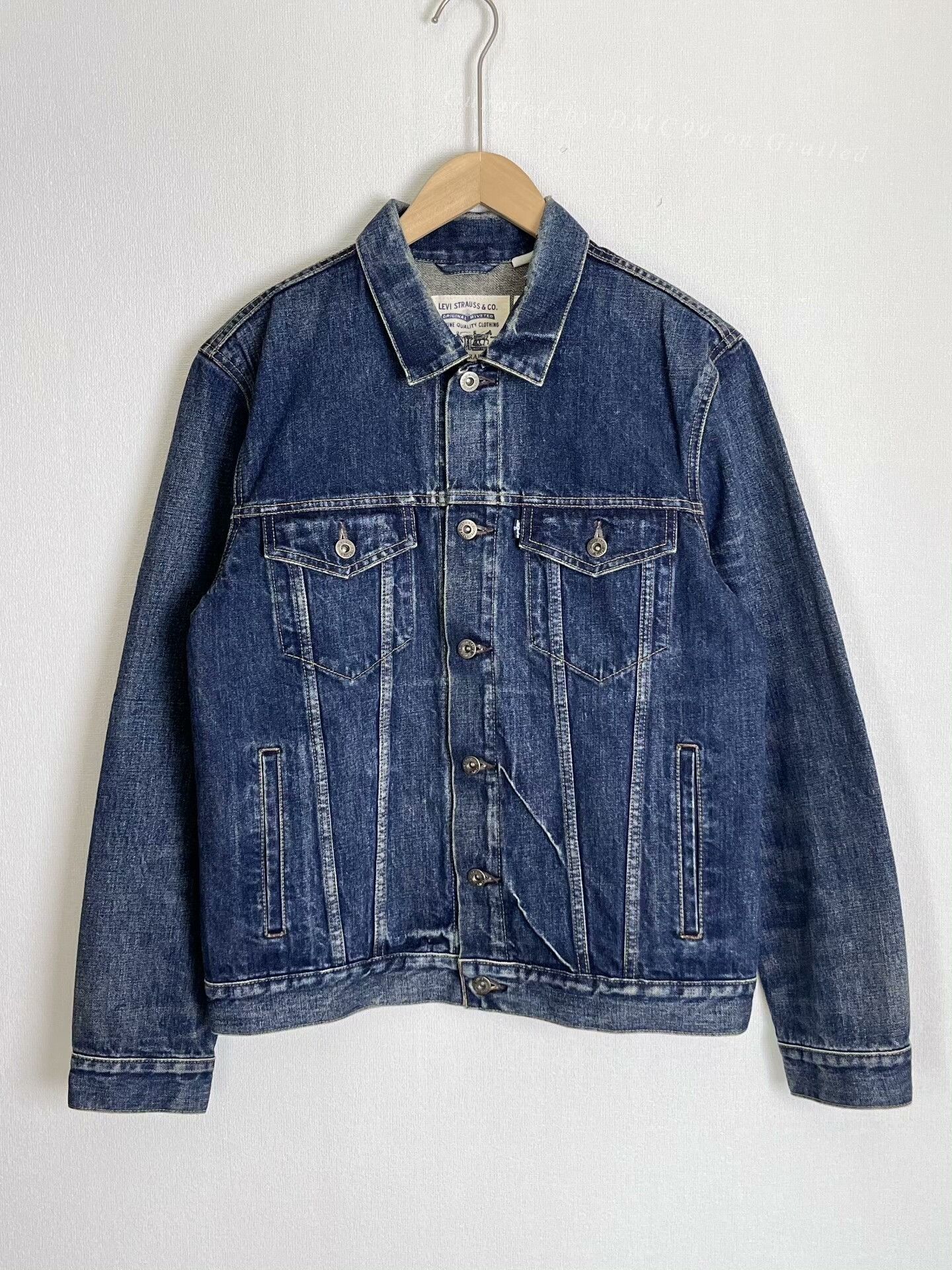 Levi's Made & Crafted Levi's LMC Men's Japan-Made Washed Denim Jacket Size US M / EU 48-50 / 2 - 1 Thumbnail