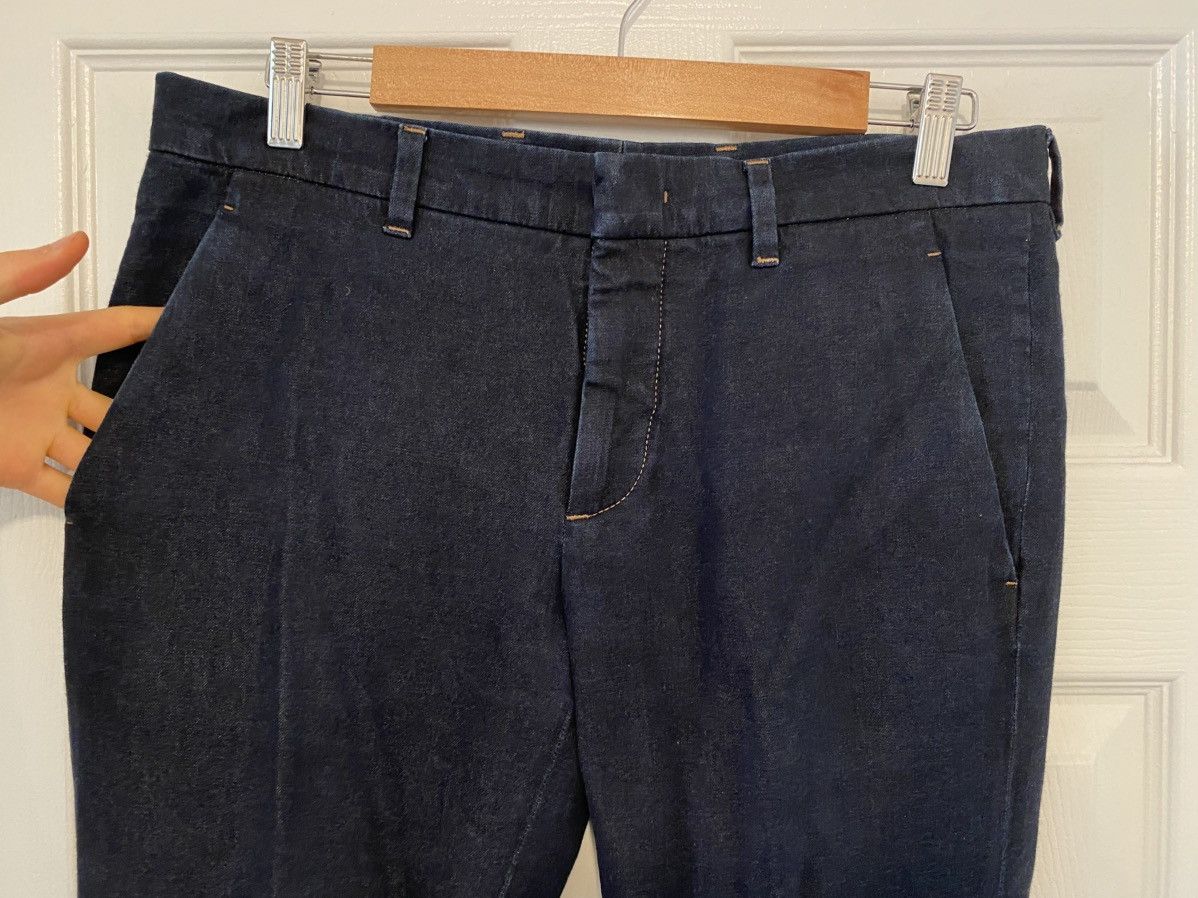 Prada 11ss stretch indigo denim slim trousers Size US 31 - 3 Thumbnail