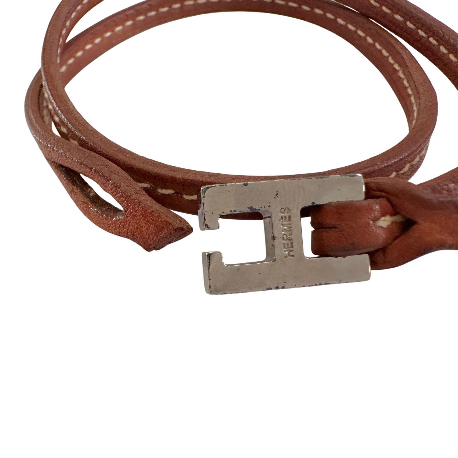 Hermes Hermes Tillet Leather Double Wrap Bracelet Size ONE SIZE - 6 Thumbnail
