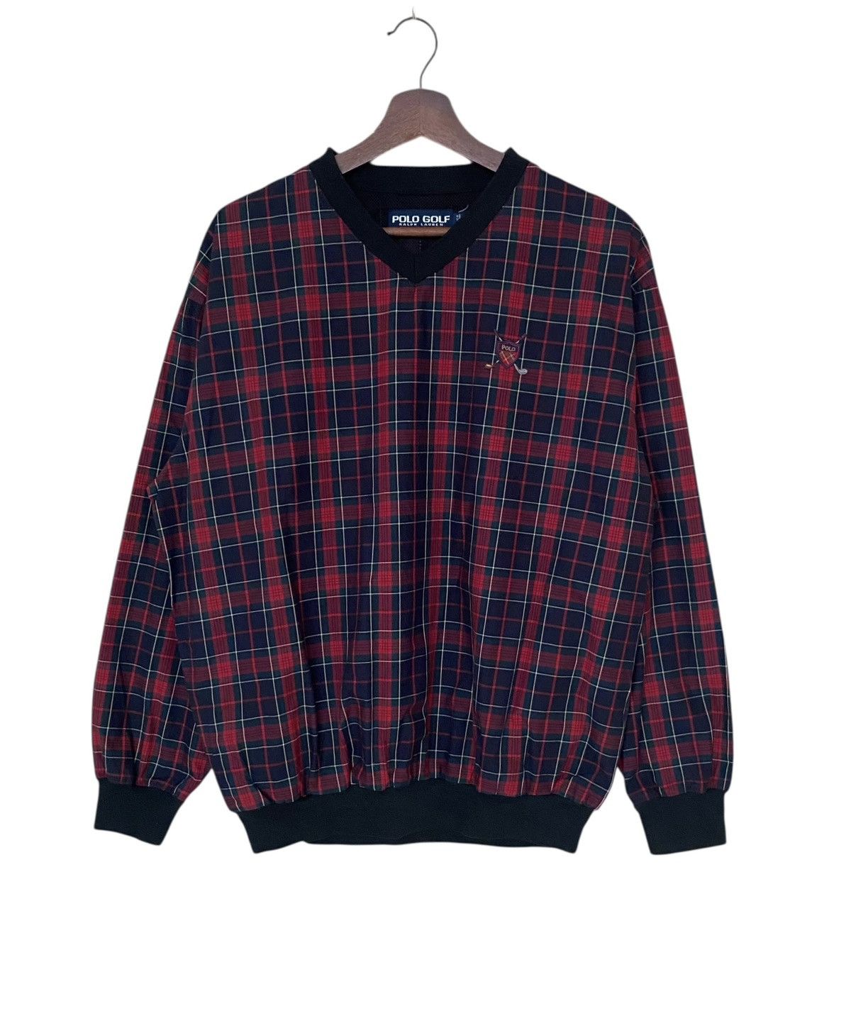Polo Ralph Lauren Vintage Brand Polo Ralph Lauren Nylon Sweatshirt 1990s Size US M / EU 48-50 / 2 - 1 Thumbnail