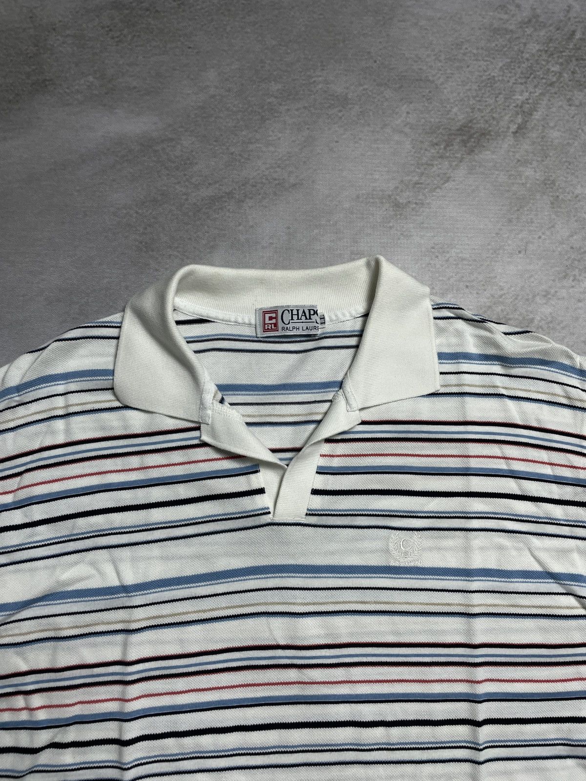 Chaps Ralph Lauren Chaps Ralph Lauren Stripe Polo Size US L / EU 52-54 / 3 - 6 Thumbnail