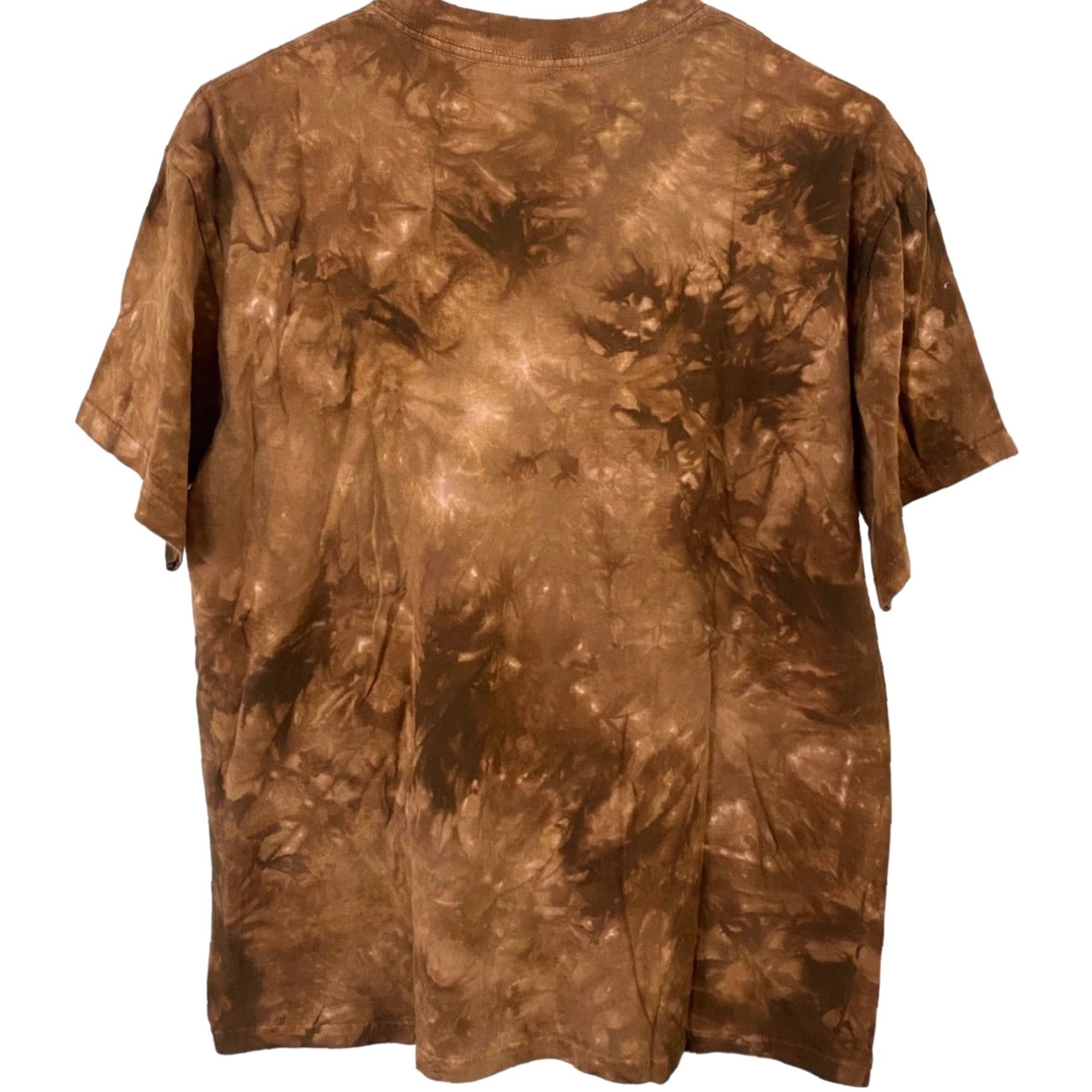 The Mountain VINTAGE The Mountain Bald Eagle Tie Dye T-Shirt Brown 90s Graphic Crew Neck Mens Large Regular Size, 100% Cotton Size US L / EU 52-54 / 3 - 3 Thumbnail
