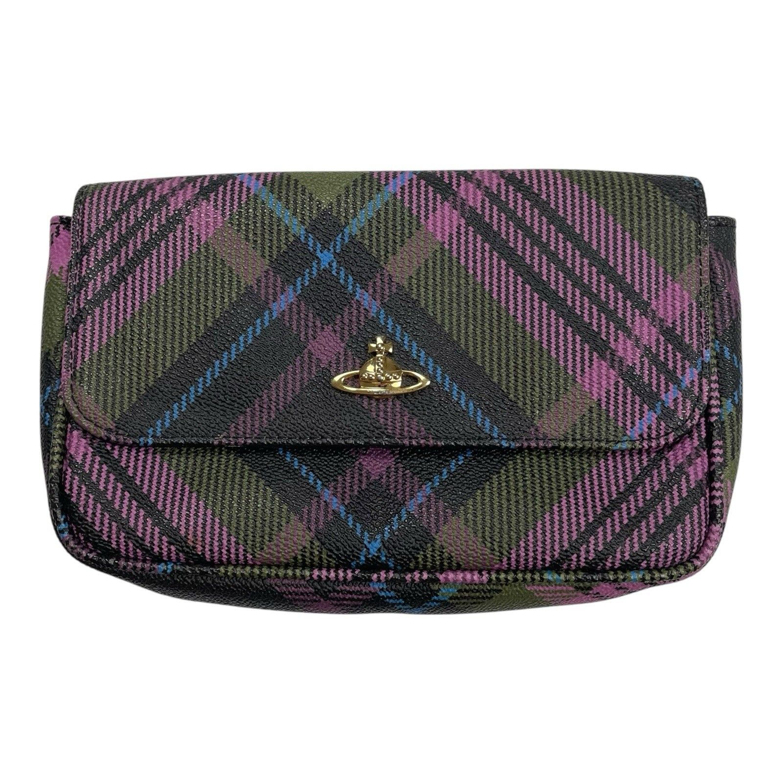 Vivienne Westwood Vivienne Westwood Tartan Crossbody Bag Shoulder Check Clutch Size ONE SIZE - 5 Thumbnail