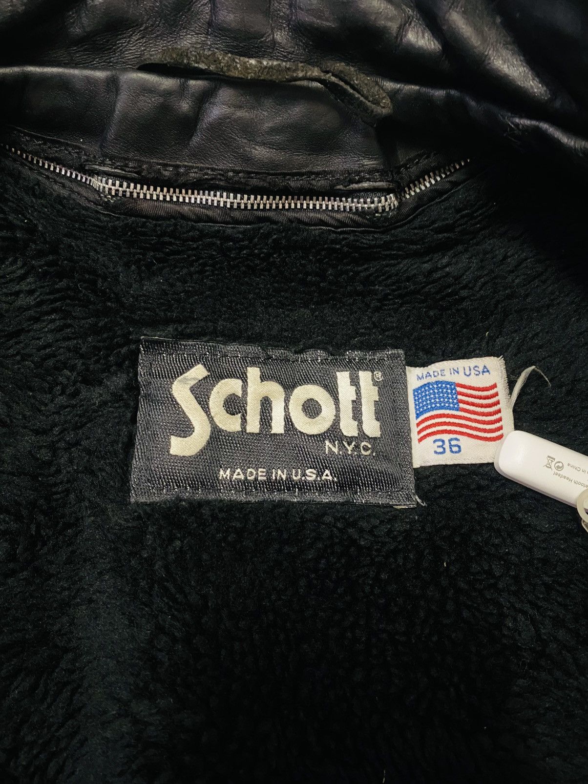 Schott Schott 641 Leather Motorcycle Jacket Vintage 80s - 90s USA Size US S / EU 44-46 / 1 - 3 Thumbnail