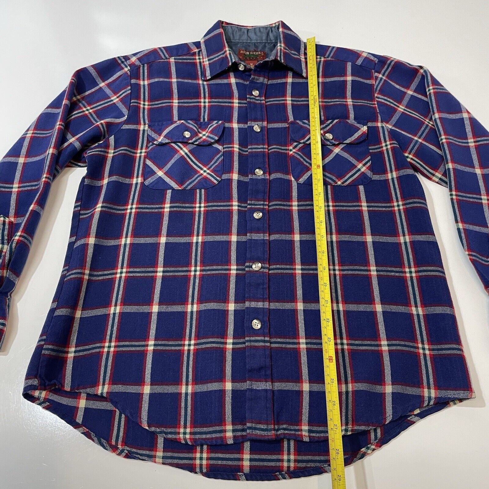 High Sierra VTG High Sierra Flannel Plaid Shirt Red White Blue Check M Size US M / EU 48-50 / 2 - 5 Thumbnail