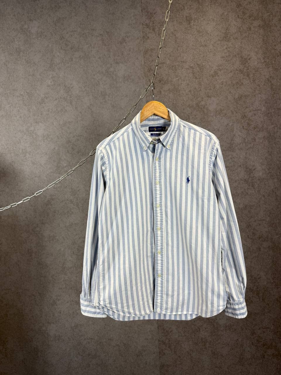 Polo Ralph Lauren Polo Ralph Lauren designer striped logo shirt Size US L / EU 52-54 / 3 - 1 Thumbnail
