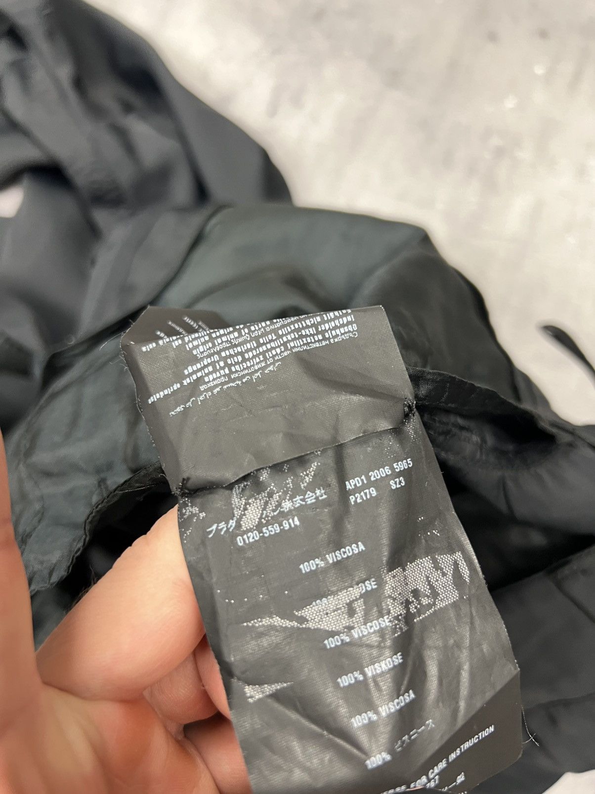 Prada Rare Prada Milano Black Tab Viscose Pants Size 42 Size 28" / US 6 / IT 42 - 15 Thumbnail