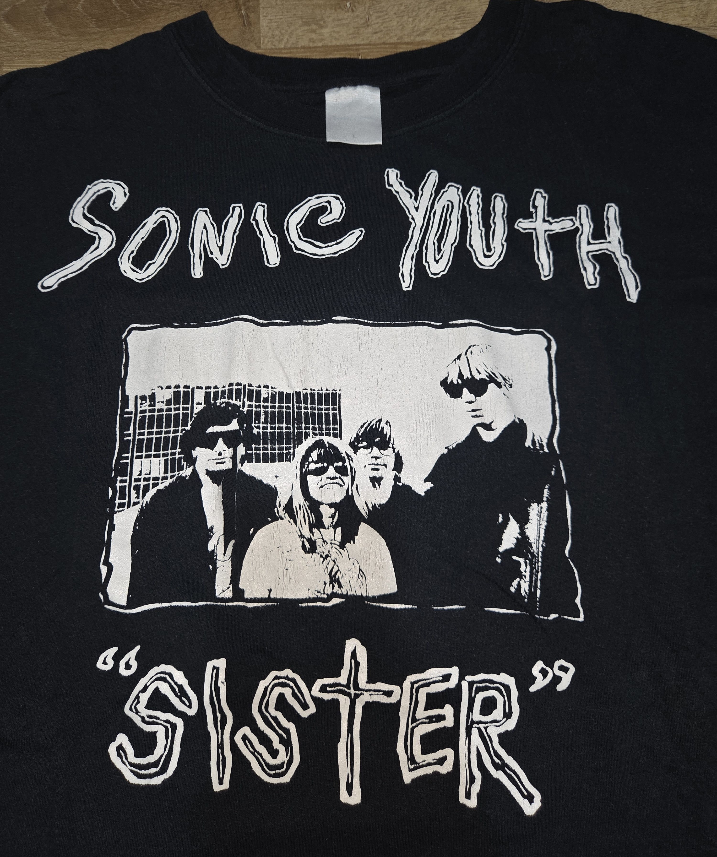 Band Tees Vintage y2k Sonic Youth Band Sister Kim Gordon Promo T Shirt Size US XL / EU 56 / 4 - 5 Thumbnail