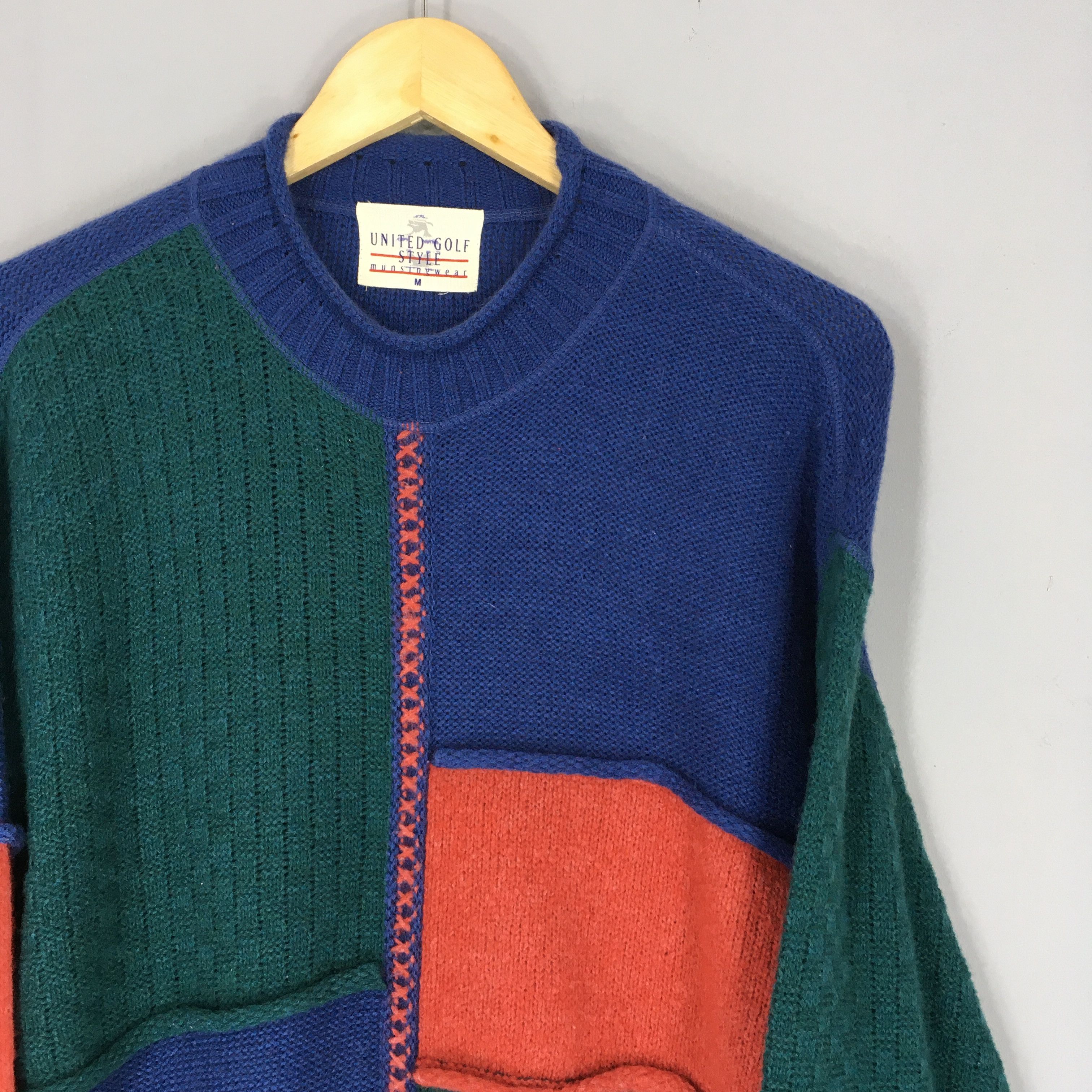 Vintage Vintage United Golf Munsingwear Knit Sweater Medium Size US M / EU 48-50 / 2 - 2 Thumbnail