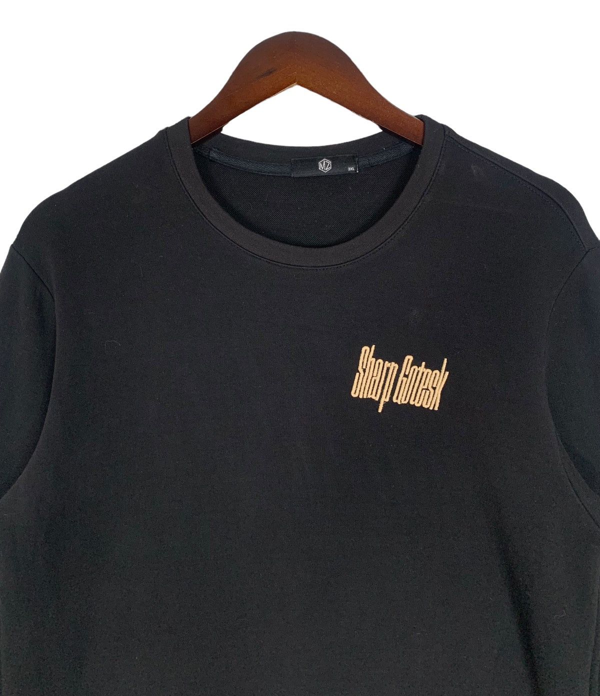 Japanese Brand MZ Sharp Gotesk streetwear crewneck Sweatshirt Size S / US 4 / IT 40 - 4 Thumbnail