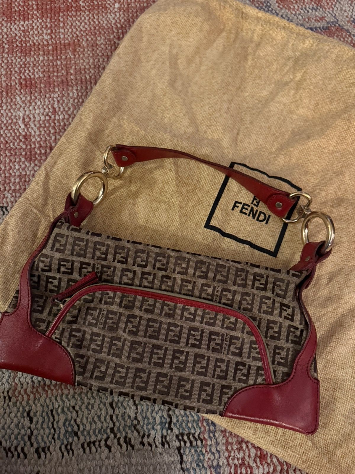 Fendi Authentic FENDI Zucchino Bag Size ONE SIZE - 19 Thumbnail