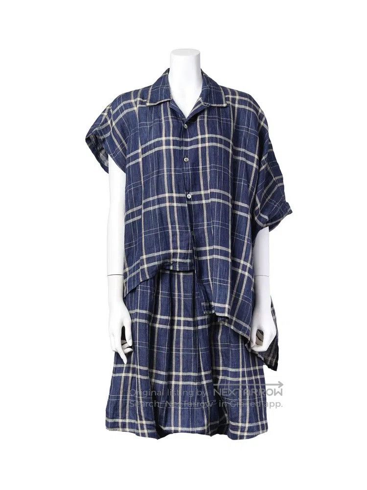 Comme des Garcons Comme Des Garcons Linen Plaid Suit Size M / US 6-8 / IT 42-44 - 1 Thumbnail