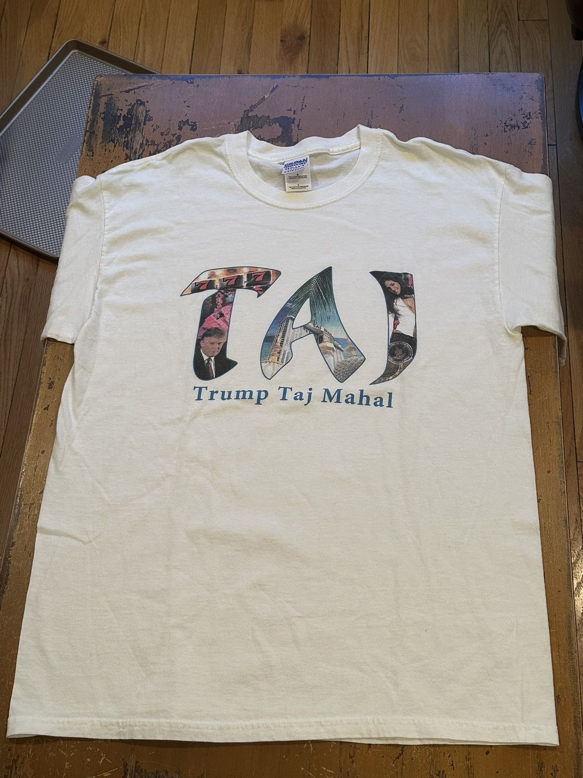 Donald Trump “Trump Taj Mahal” Y2K Vintage Tee