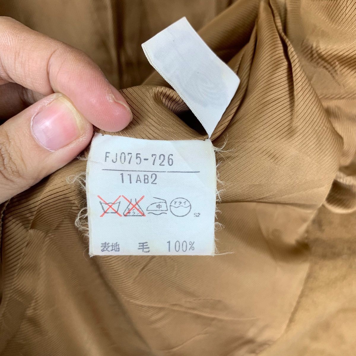 Burberry Vintage 90s BURBERRY LONDON Virgin Wool Double Breasted Size M / US 6-8 / IT 42-44 - 10 Thumbnail