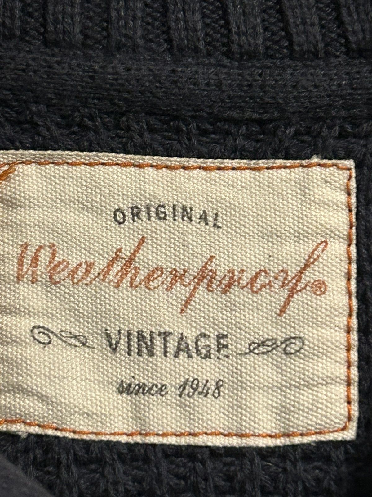 Weatherproof Mens Weatherproof Vintage Navy Blue Sweater size XL Size US XL / EU 56 / 4 - 2 Thumbnail