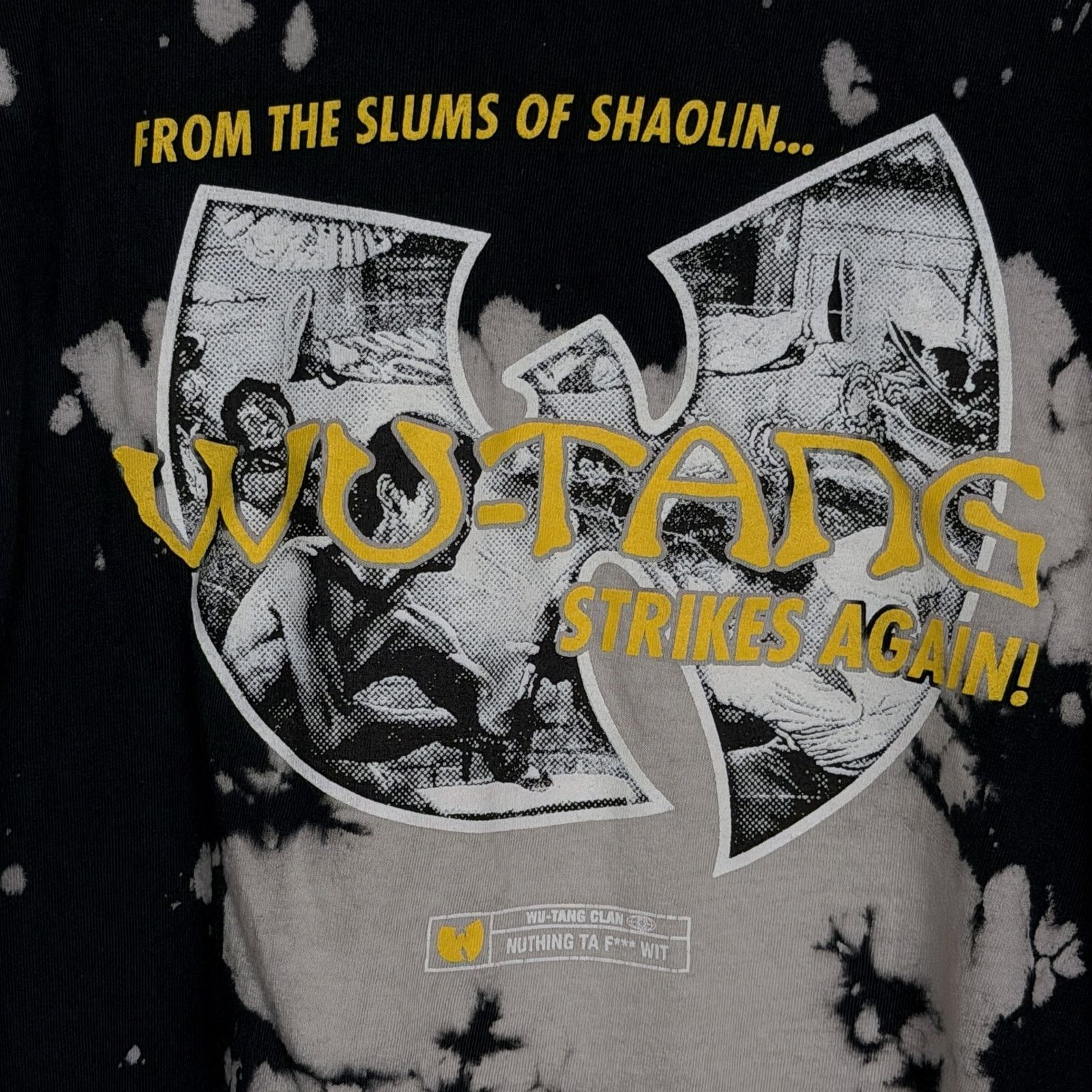 Wu-Tang Clan Wu-Tang Clan Mens Med T-Shirt Strikes Again Tie Dye Bleached Size US M / EU 48-50 / 2 - 2 Thumbnail