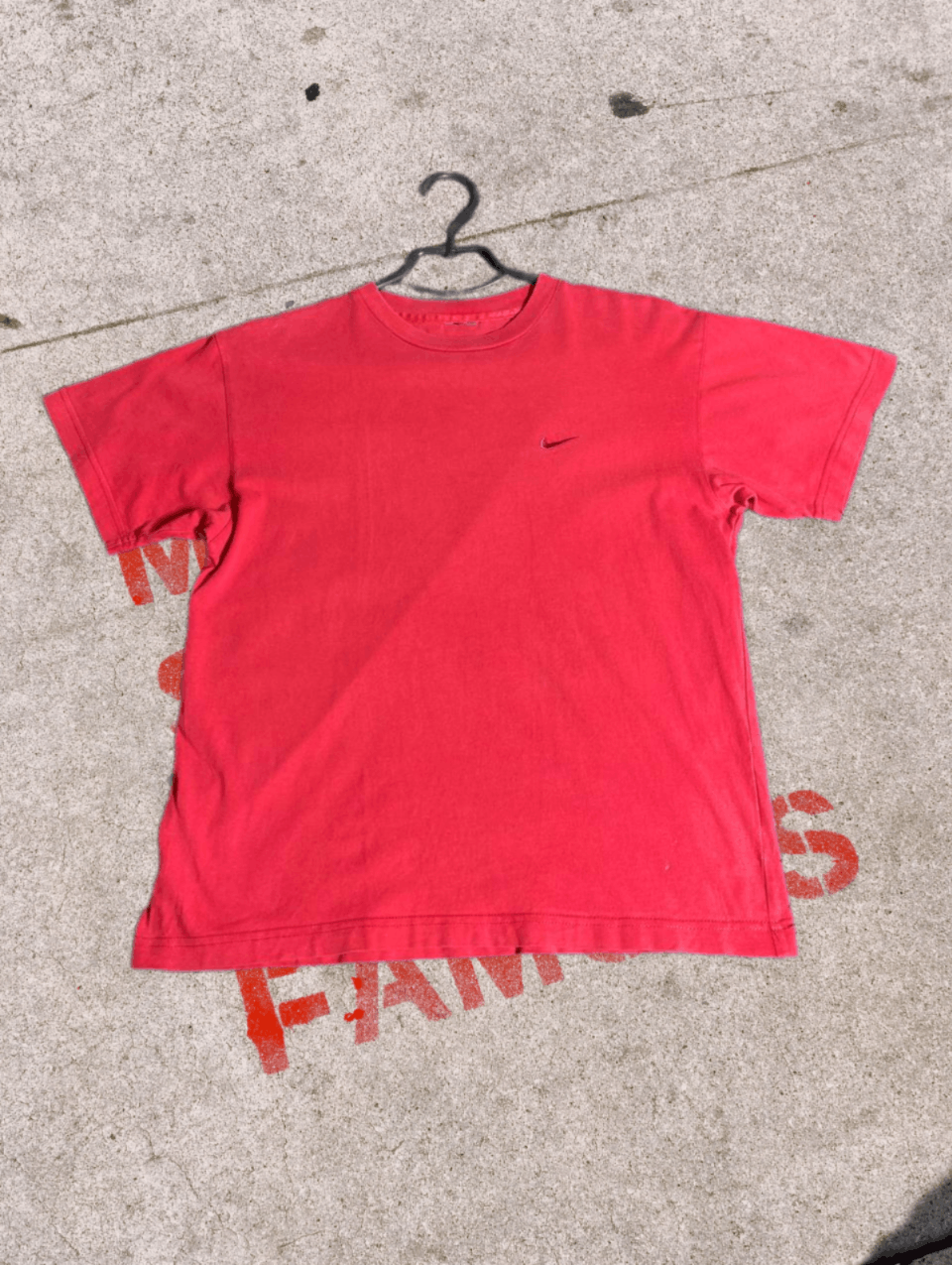 Nike × Vintage Vintage Nike Y2K Logo Swoosh T Shirt Tee Size US S / EU 44-46 / 1 - 1 Thumbnail