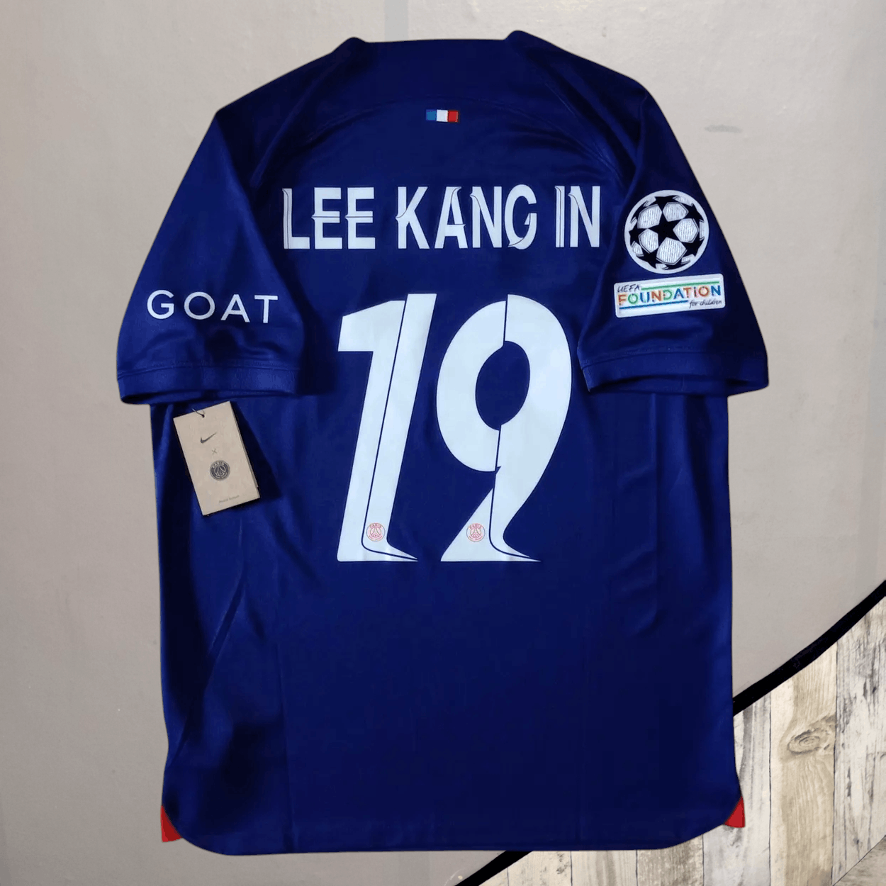 Nike Nike x Paris Saint-Germain (PSG) 23/24 #19 Lee Kang In Size US L / EU 52-54 / 3 - 2 Thumbnail