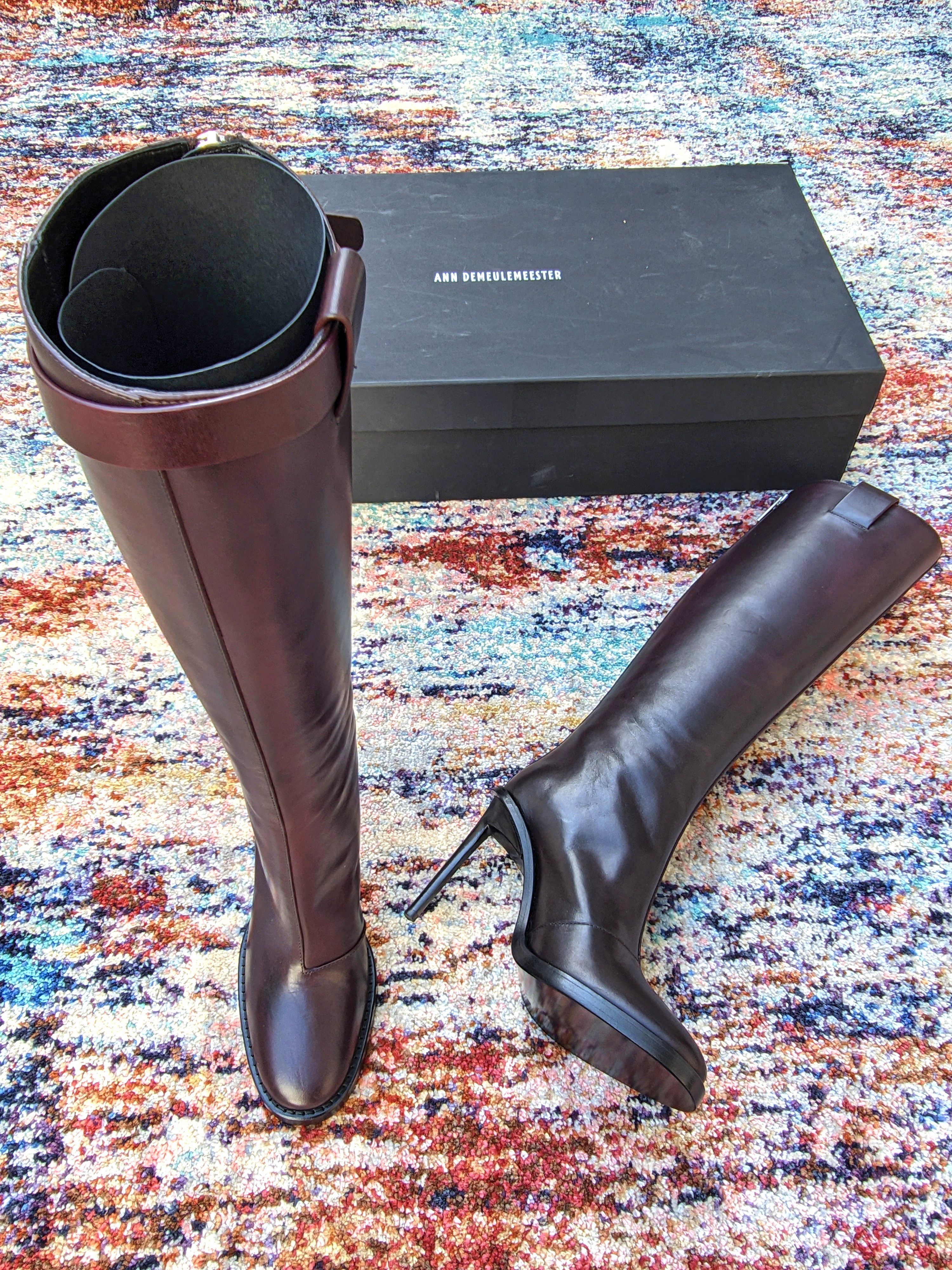 Ann Demeulemeester Ann Demeulemeester high-heeled boots Size US 5 / IT 35 - 1 Thumbnail
